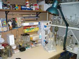 Home science lab from recycled materials
