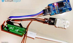 Temperature Data Logger using Raspberry Pi Pico and DHT22 Temperature Sensor