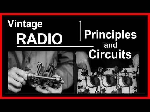 Vintage Radio Receivers Typical Principles and Circuits (1942) Superheterodyne, Tubes, Training Film